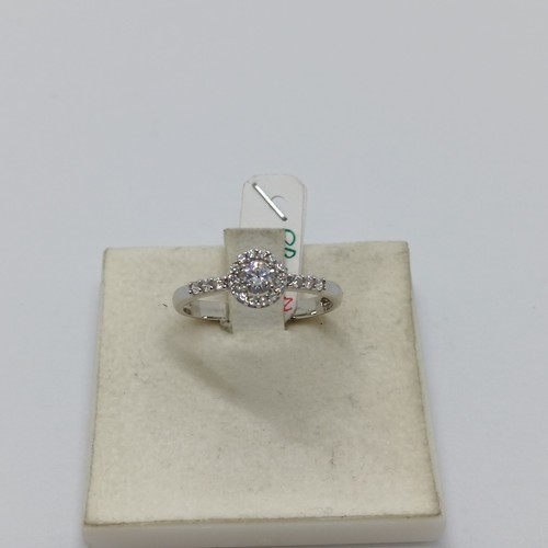 Bague femme zircon blanc - bague, or