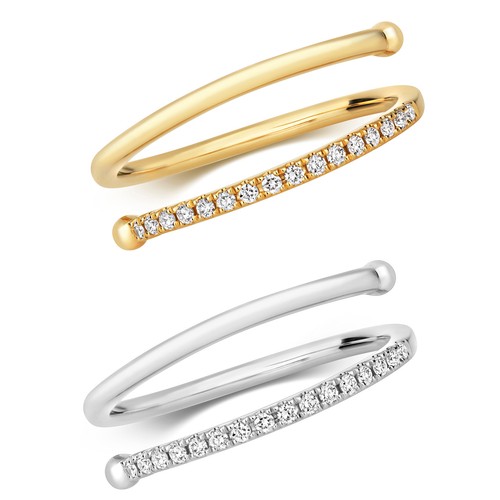 Bague femme blanc jaune - or, blanc/jaune