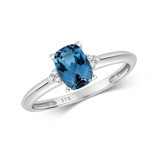 Bague femme blanc k carat - 9, k/carat