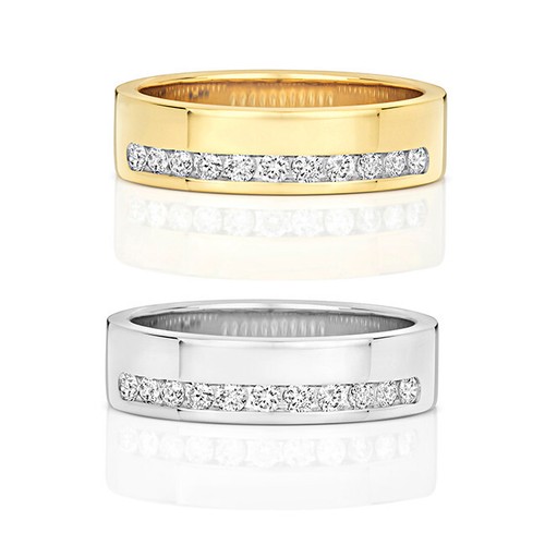 Bague femme semi pavée - femme, or
